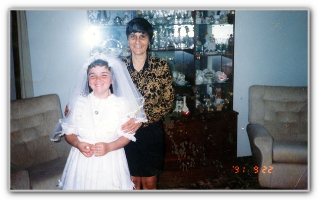 Mum with young friend 22nd Sept 1991